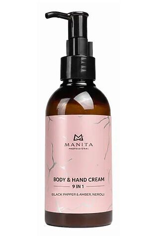 KRISTALLER Manita Professional Парфюмированный крем для рук и тела / Black Pepper, Amber, Neroli, 150 мл #1223956