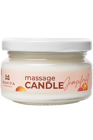 KRISTALLER Manita Professional Свеча массажная / Grapefruit, 100 мл #1224544