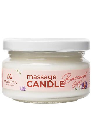 KRISTALLER Manita Professional Свеча массажная / Baccarat 540, 100 мл #1224547