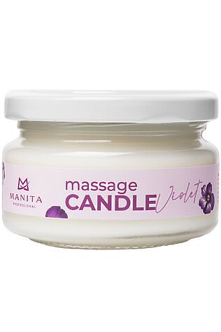 KRISTALLER Manita Professional Свеча массажная / Violet, 100 мл #1224548
