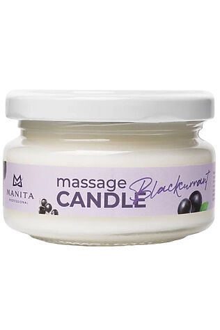 KRISTALLER Manita Professional Свеча массажная / Blackcurrant, 100 мл #1224550