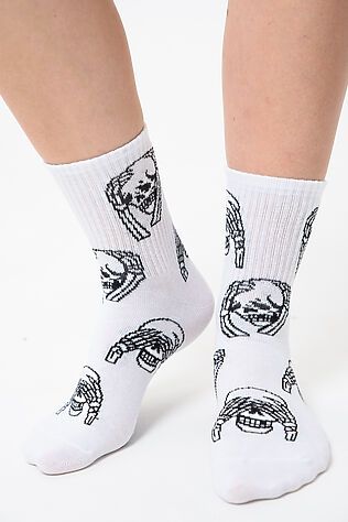 НАТАЛИ Носки стандарт Скелет (набор 4 пары) #1225351