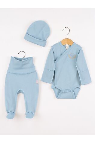 BABY BOOM Комплект (Боди+Ползунки+Шапочка) #1225687