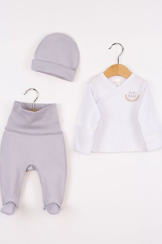 BABY BOOM Комплект (Распашонка+Ползунки+Шапочка) #1225692