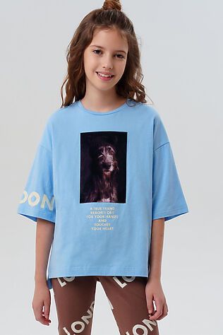 PLAYTODAY Фуфайка трикотажная для девочек (футболка) #1226925