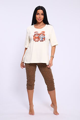 НАТАЛИ Пижама с бриджами ТК 386 #1227573