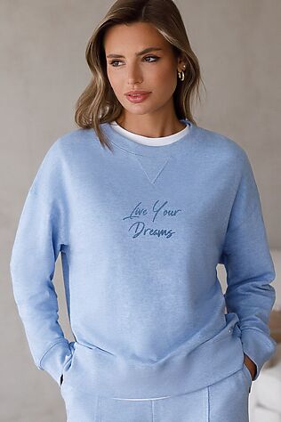 VILATTE Джемпер из петельчатого футера двухнитки с эластаном #1228032