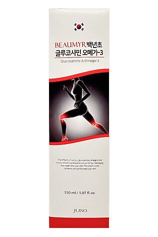 KRISTALLER Beaumyr Спортивный массажный крем расслабляющий c глюкозамином / Glucosamine & Omega-3 Cream, 150 мл #1229647