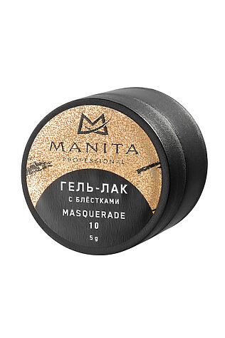 KRISTALLER Manita Professional Гель-лак для ногтей с блёстками / Masquerade №10, 5 г #1229993