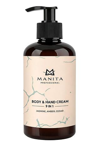 KRISTALLER Manita Professional Парфюмированный крем для рук и тела / Jasmine, Amber, Cedar, 300 мл #1230458