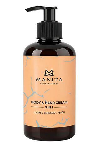 KRISTALLER Manita Professional Парфюмированный крем для рук и тела / Lychee, Bergamot, Peach, 300 мл #1230464