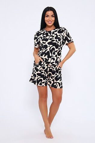 НАТАЛИ Пижама с шортами ПЖ-004 #1230628