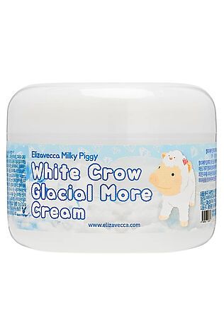 KRISTALLER Elizavecca Осветляющий крем для лица / White Crow Glacial More Cream, 100 мл #1231237