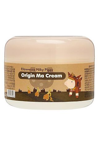 KRISTALLER Elizavecca Крем для лица с лошадиным жиром / Milky Piggy Origin Ma Cream, 100 мл #1231240