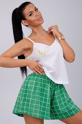 НАТАЛИ Пижама с шортами Акация #1231402