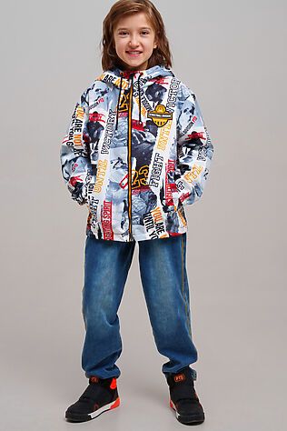 PLAYTODAY Куртка текстильная с полиуретановым покрытием для мальчиков (ветровка) #1231506