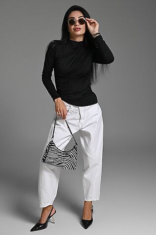 НАТАЛИ Лонгслив с драпировкой #1231637