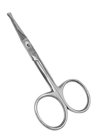 KRISTALLER Ellis Ножницы косметические для удаления волос в носу и ушах EC RN 029, глянцевые, 9,5 см #1232909