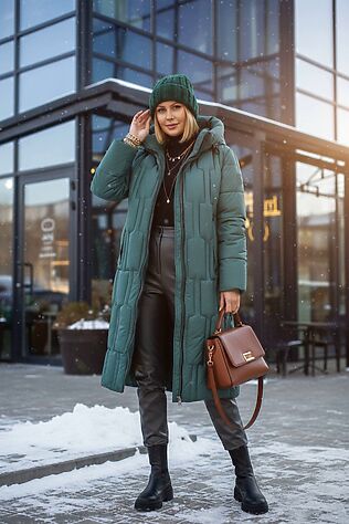 НАТАЛИ Зимняя куртка большие размеры, арт.28126 #1233589