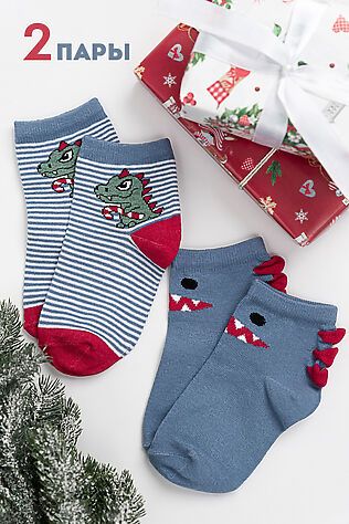 НАТАЛИ Детские носки стандарт Гоша (набор 2 пары) #1234413