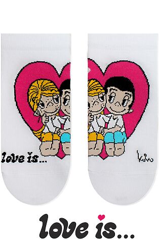 БРЕСТСКИЕ БРЕСТСКИЕ НОСКИ ЖЕНСКИЕ 1163 LOVE IS (укороченные) #1236193