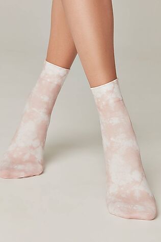 CONTE ELEGANT CONTE FANTASY Плотные носки с рисунком «Pink mood» #1237870