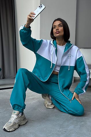 НАТАЛИ Костюм с брюками Туман #1237998