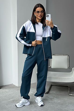 НАТАЛИ Костюм с брюками Туман #1238000