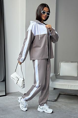 НАТАЛИ Костюм с брюками Туман #1238001