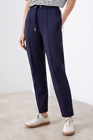 VILATTE Трикотажные брюки на резинке из футера двухнитки эластичные #1238217