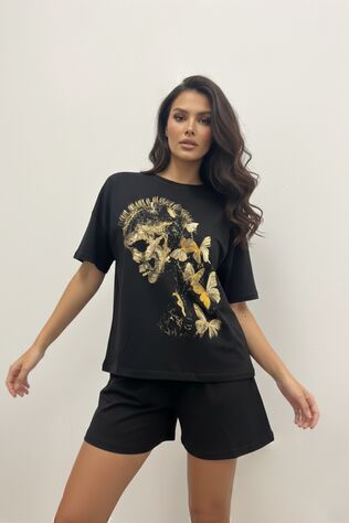 НАТАЛИ Костюм с шортами с шортами и футболкой 366 #1238218