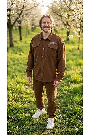 MTFORCE Спортивный костюм мужской весна-лето коричневого цвета #1238369