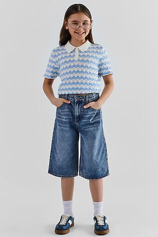 MARK FORMELLE Бермуды джинсовые для девочек #1238900