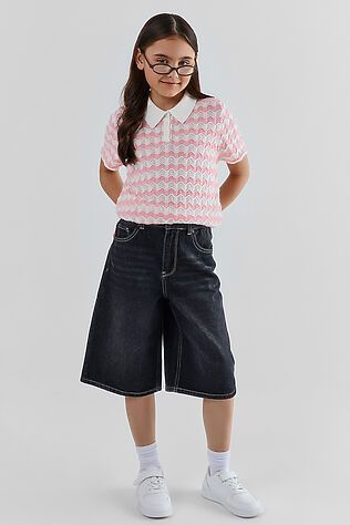 MARK FORMELLE Бермуды джинсовые для девочек #1238902