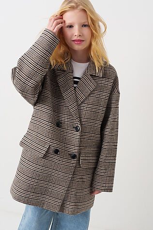 PLAYTODAY Полупальто текстильное для девочек #1239535