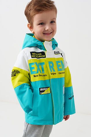 PLAYTODAY Куртка текстильная с полиуретановым покрытием для мальчиков (ветровка) #1239540