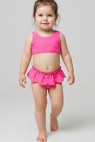 PLAYTODAY Купальный костюм детский трикотажный для девочек #1239563