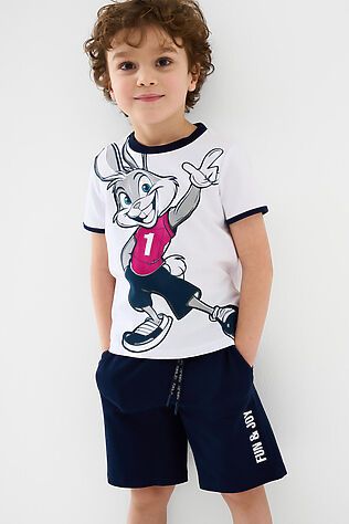 PLAYTODAY Комплект трикотажный для мальчиков: фуфайка (футболка), шорты #1239622