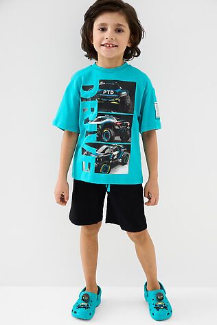 PLAYTODAY Комплект трикотажный для мальчиков: фуфайка (футболка), шорты #1239626