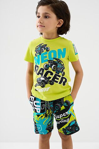 PLAYTODAY Комплект трикотажный для мальчиков: фуфайка (футболка), шорты #1239629