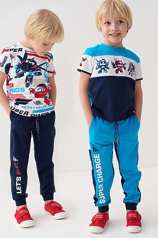 PLAYTODAY Брюки трикотажные для мальчиков, 2 пары в комплекте #1239646