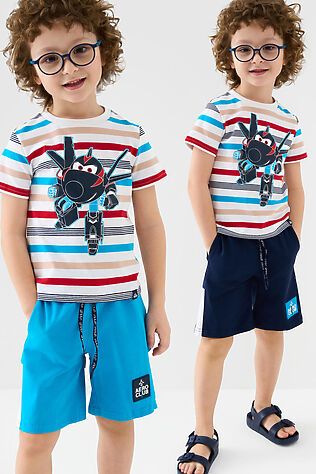 PLAYTODAY Шорты трикотажные для мальчиков, 2 шт в комплекте #1239647