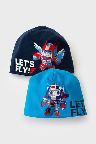 PLAYTODAY Шапка трикотажная для мальчиков, 2 шт в комплекте #1239650