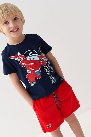 PLAYTODAY Комплект трикотажный для мальчиков: фуфайка (футболка), шорты #1239659