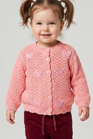PLAYTODAY Кардиган детский трикотажный для девочек #1239660
