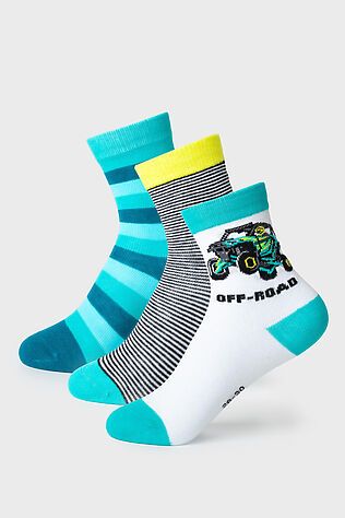 PLAYTODAY Носки трикотажные для мальчиков, 3 пары в комплекте #1239788