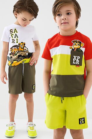 PLAYTODAY Шорты трикотажные для мальчиков, 2 шт в комплекте #1239798