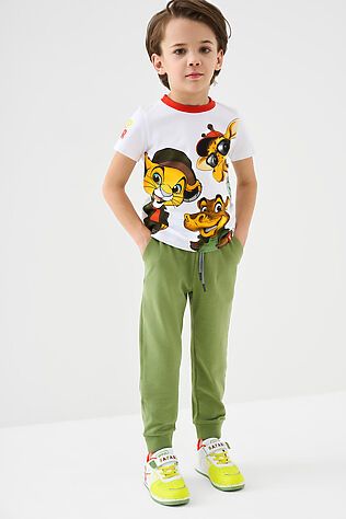 PLAYTODAY Комплект трикотажный для мальчиков: фуфайка (футболка), брюки #1239805