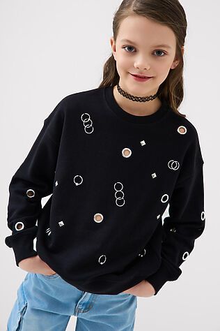 PLAYTODAY Толстовка трикотажная для девочек #1239823