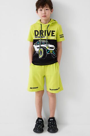 PLAYTODAY Комплект трикотажный для мальчиков: джемпер (футболка), шорты #1239839